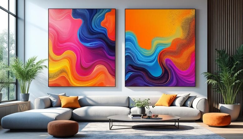 elevate your interiors with display ai art. discover how digital creativity can transform your walls, offering unique and stunning artworks generated by artificial intelligence.